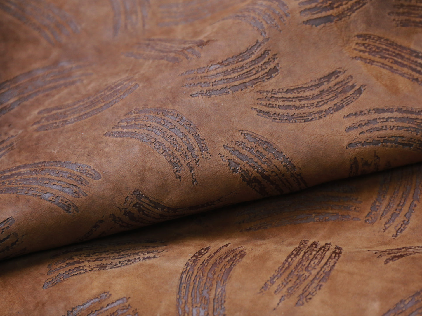 CLEARANCE PRINTED SHEEP SKINS - BROWN 1.2-1.4mm