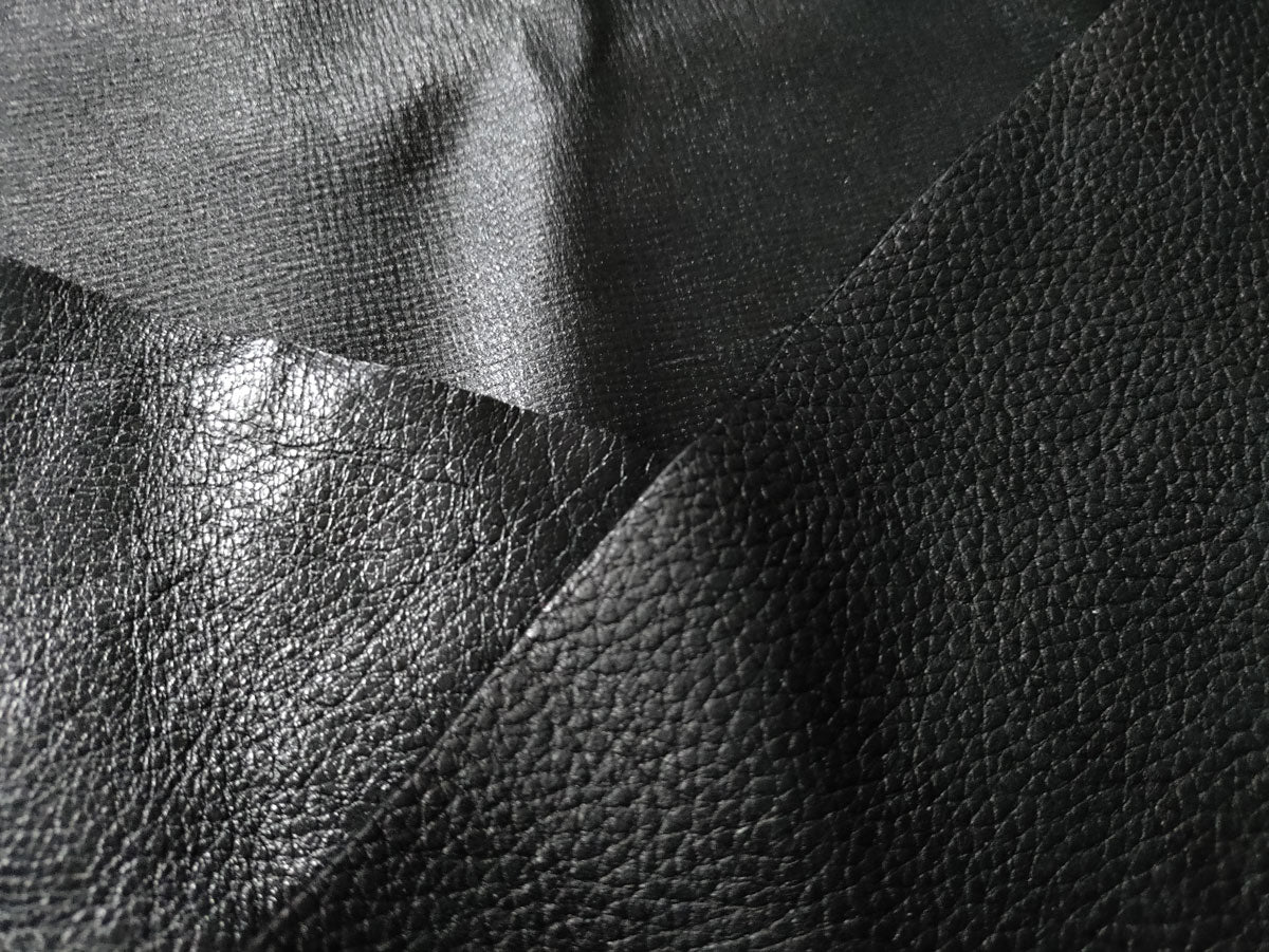 BLACK LEATHER OFFCUTS – EXTRA LARGE – 0.8-2.0mm