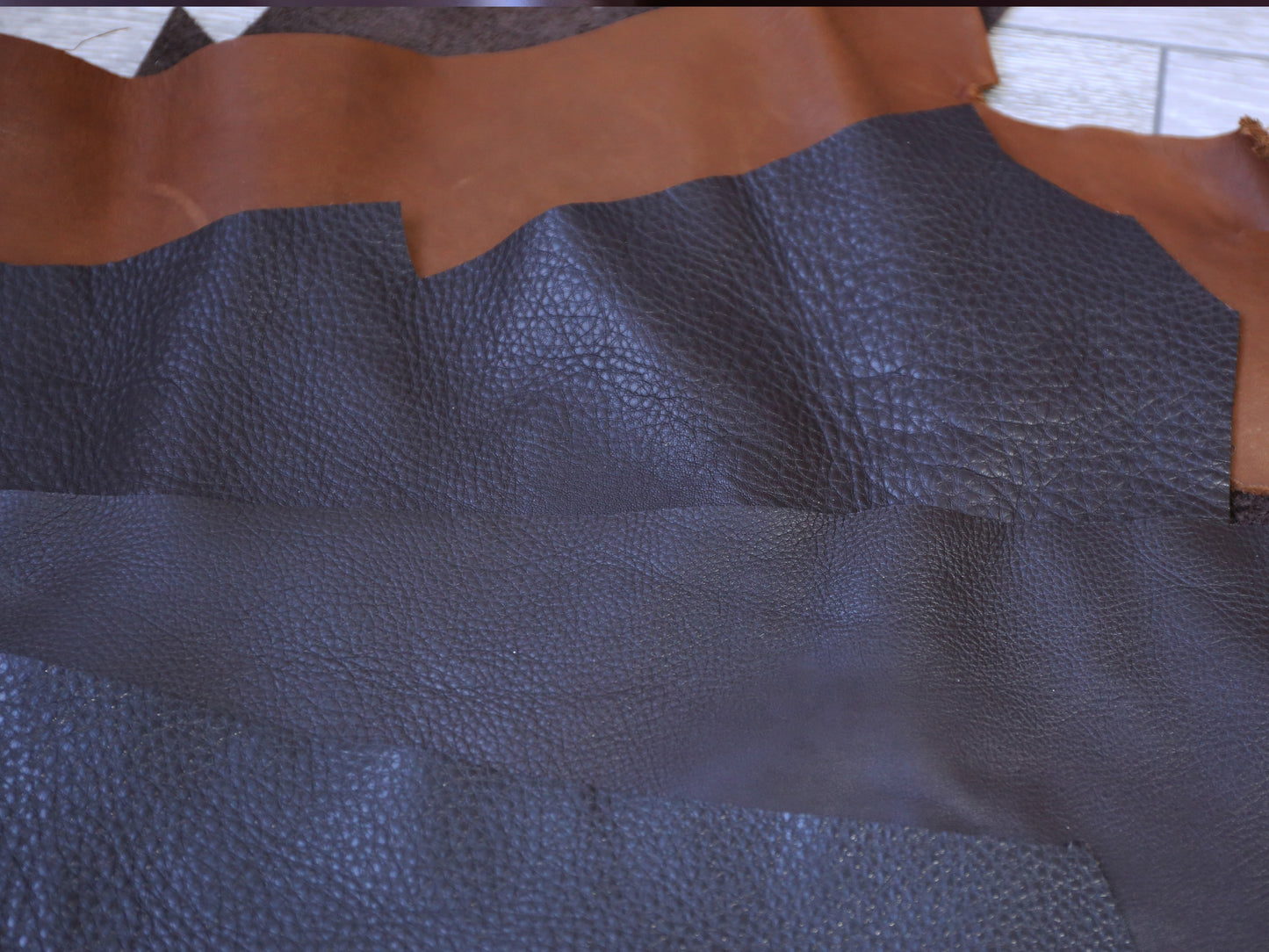 BROWN LEATHER OFFCUTS – EXTRA LARGE – 1.1-2.2 mm