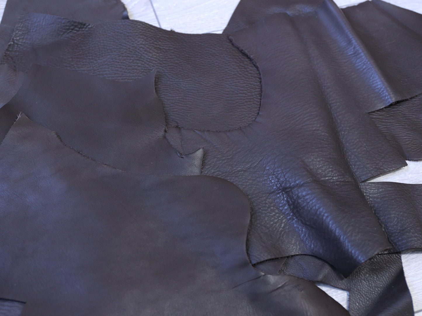 BROWN LEATHER OFFCUTS – LARGE – 1.1-2.2 mm