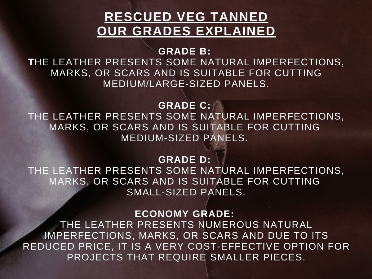 VEGETABLE TANNED BUTTS - RED- 2.0mm