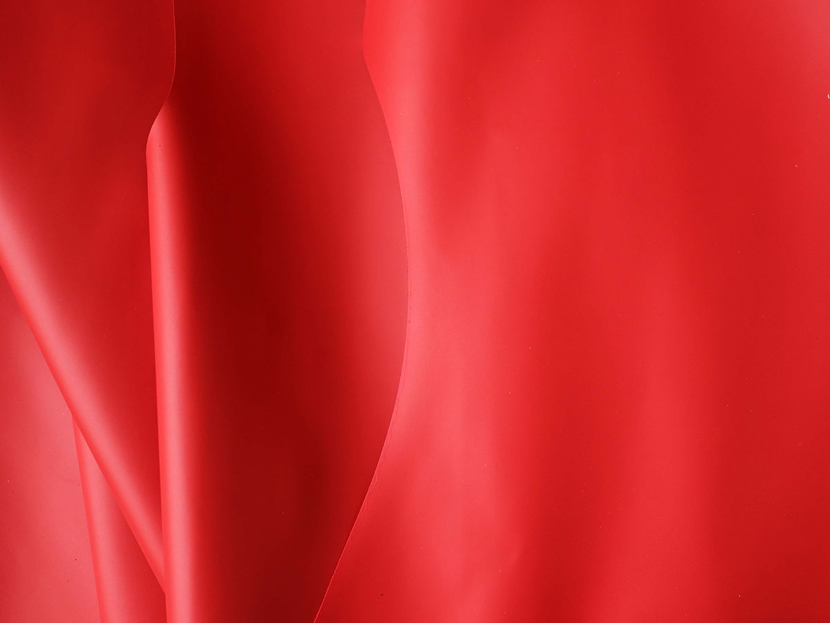 SMOOTH COATED CALF SIDES - RED – 1.1-1.3mm