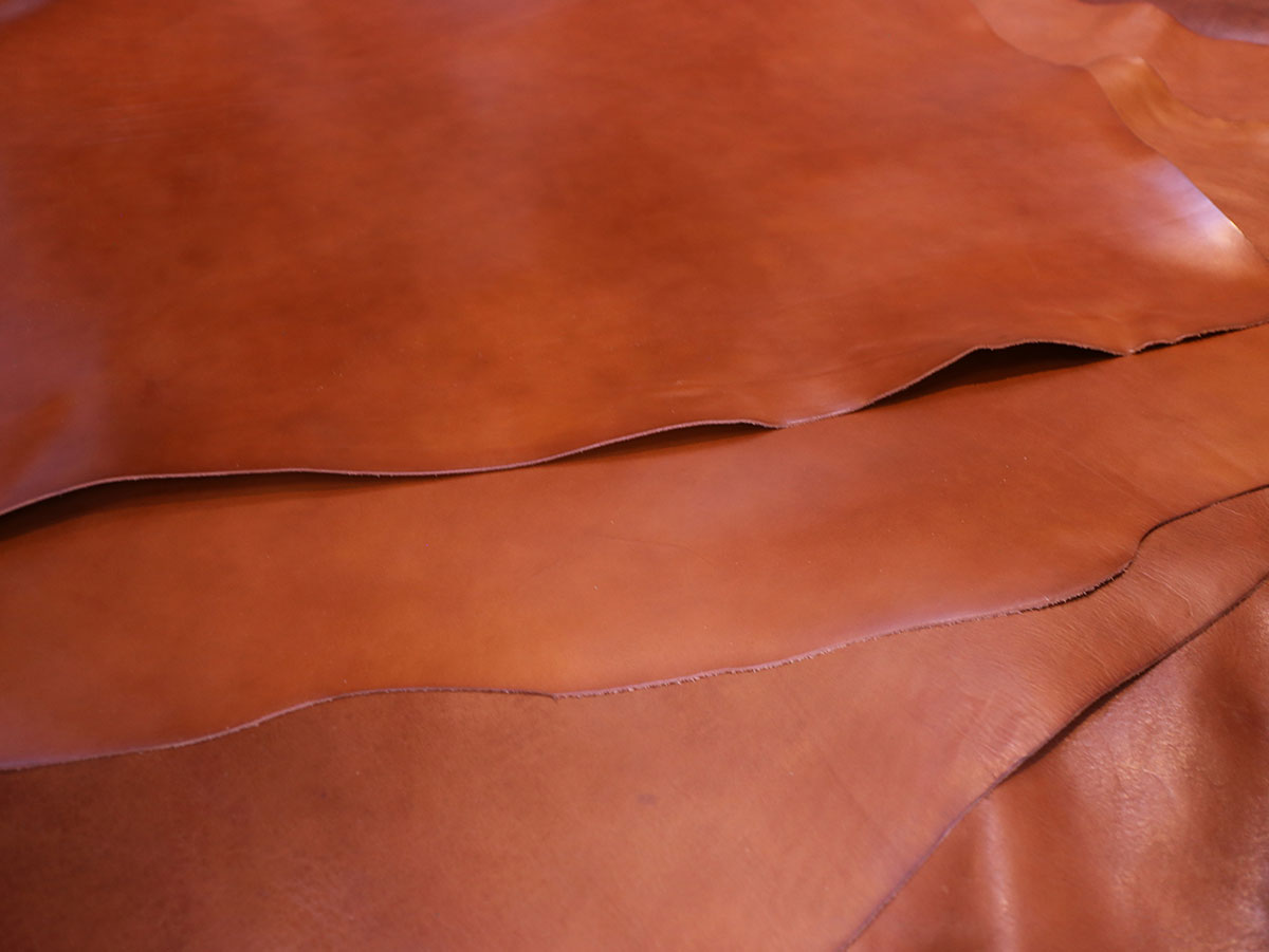 ZERO WASTE VEGETABLE TANNED LEATHER SHEETS – Brown/Tan – A4/A3 size