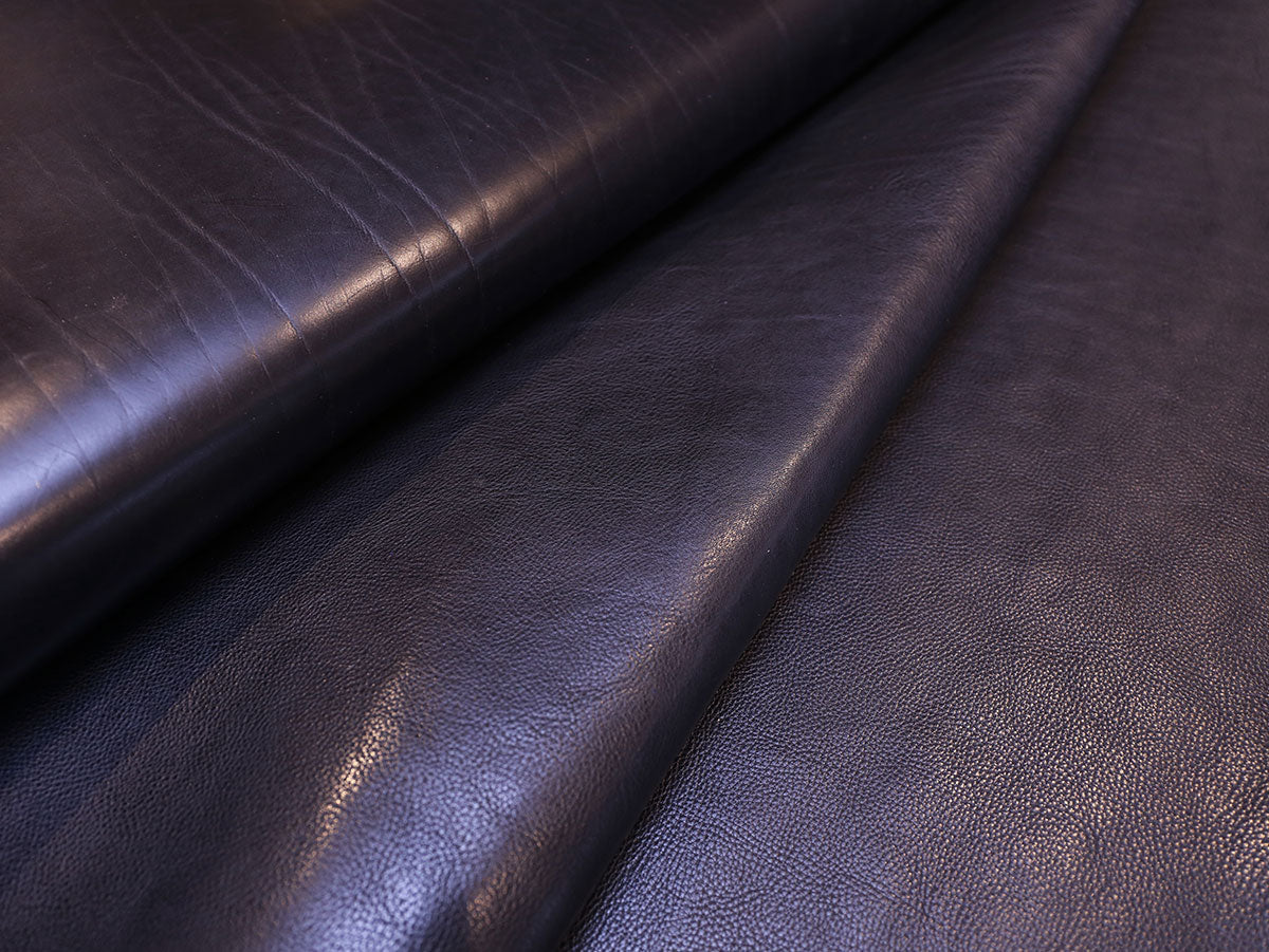 ZERO WASTE VEGETABLE TANNED LEATHER SHEETS – Black – A4/A3 size