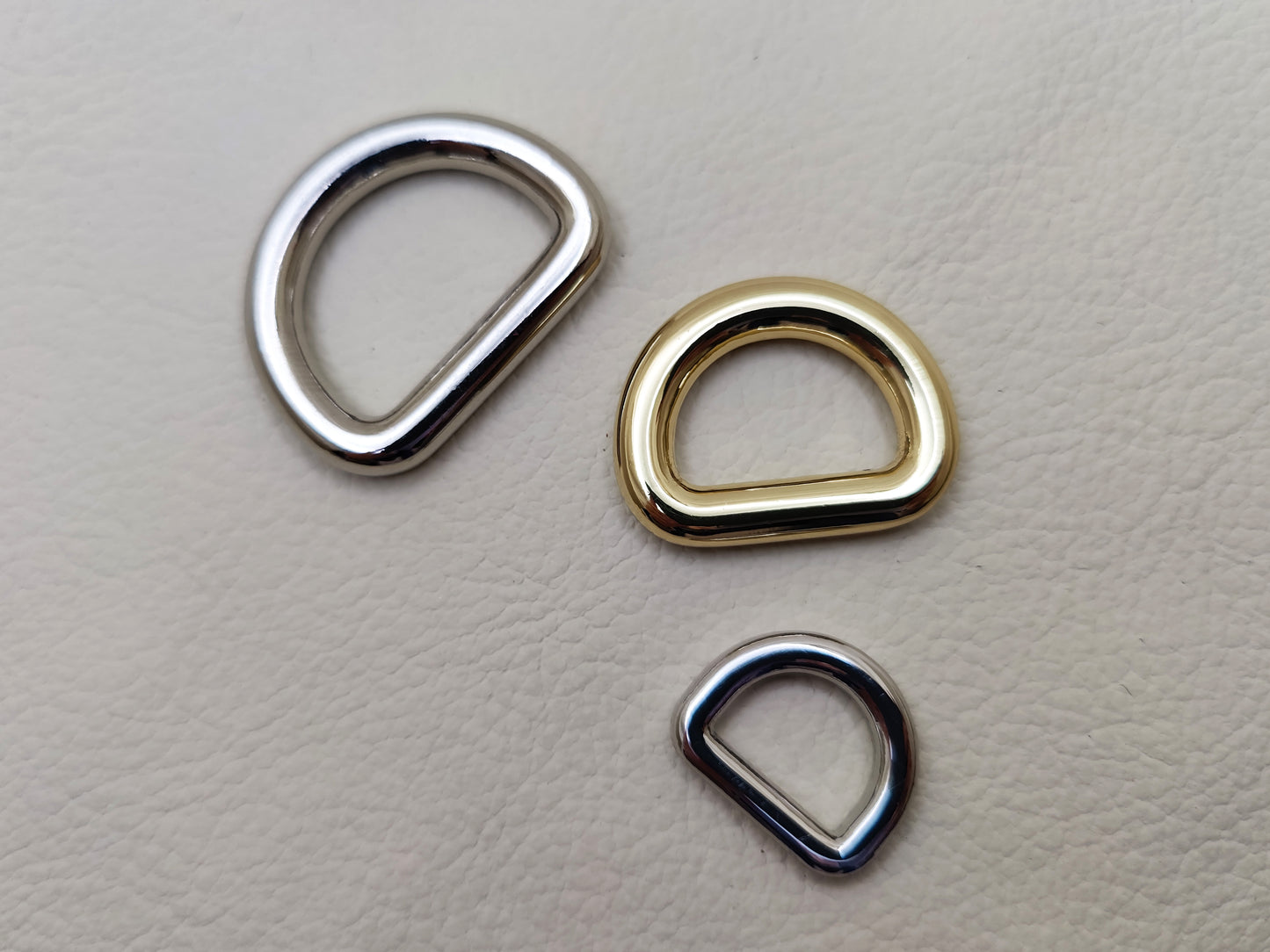 ROUNDED WELDED D-RINGS 15-20-25mm (Pack of 2)