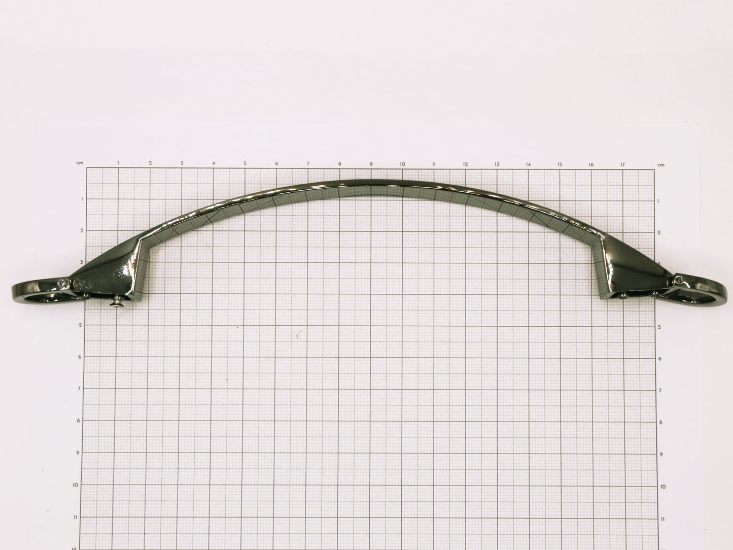 ARCH HANDLE WITH D-RINGS