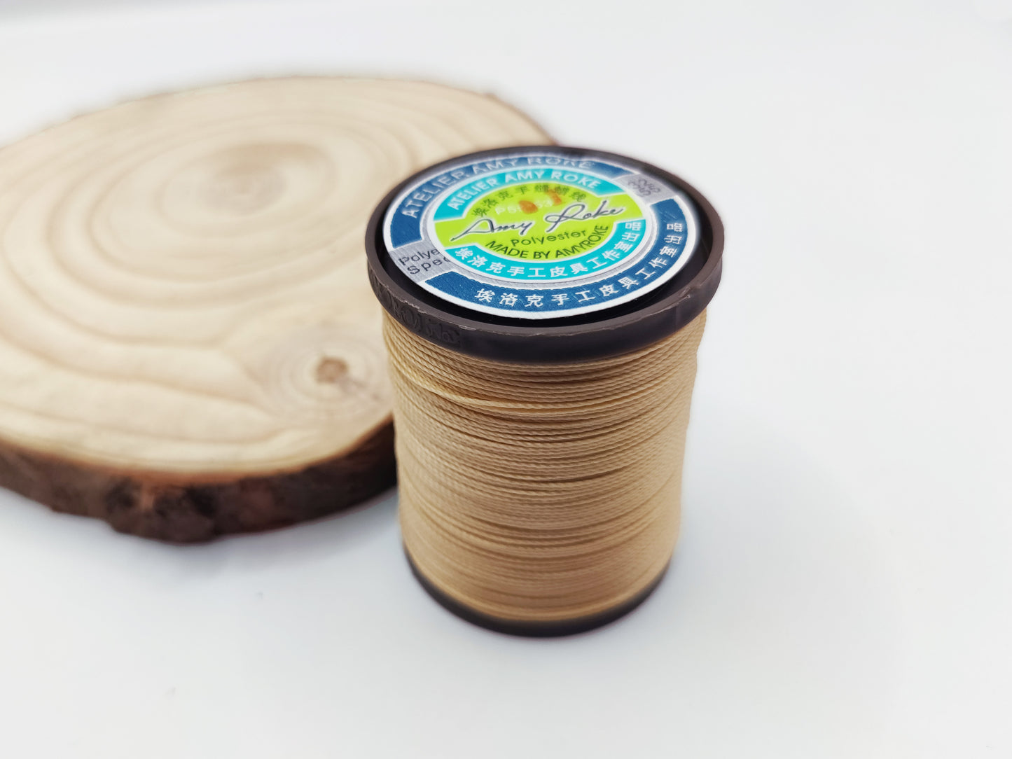 AMY ROKE POLYESTER LEATHER SEWING THREAD - BEIGE