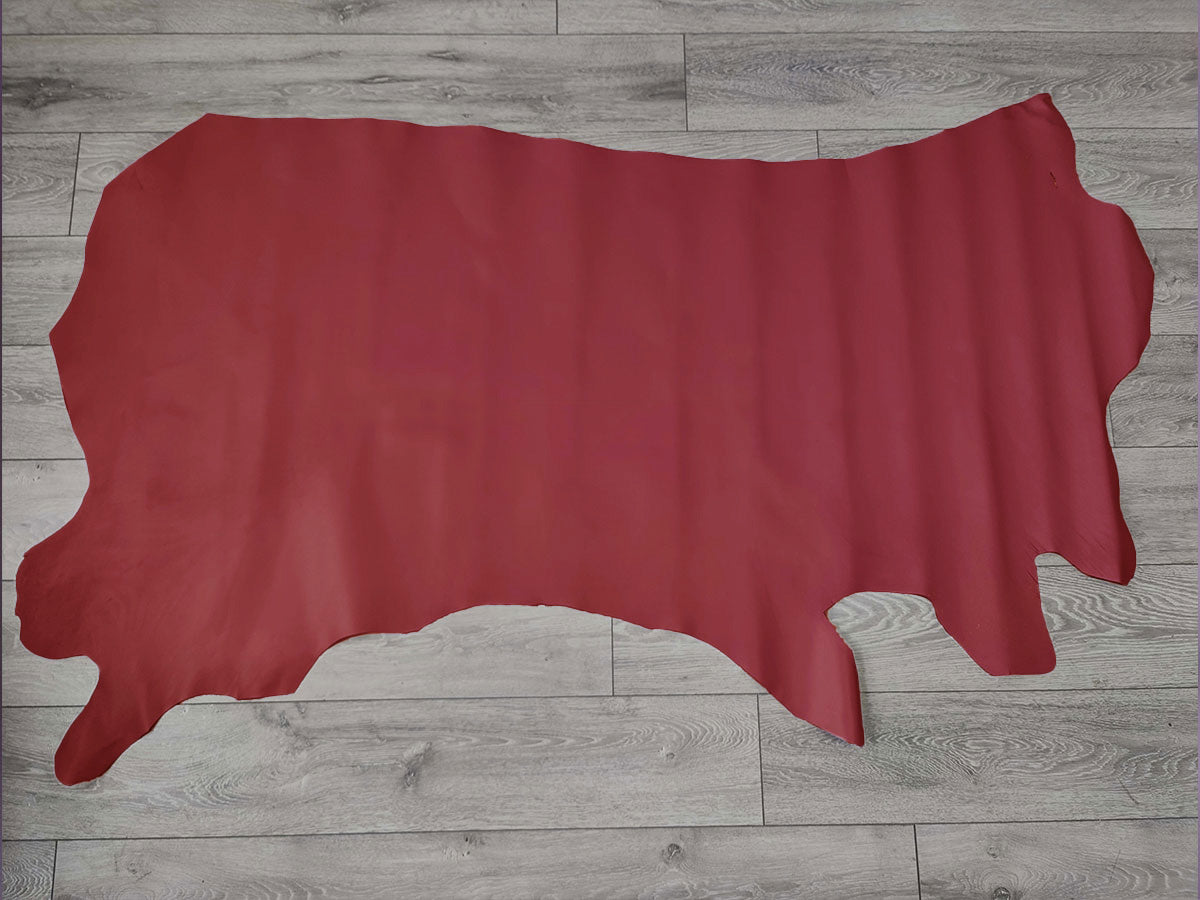 SMOOTH CALF SIDES - RED – 1.1-1.3mm