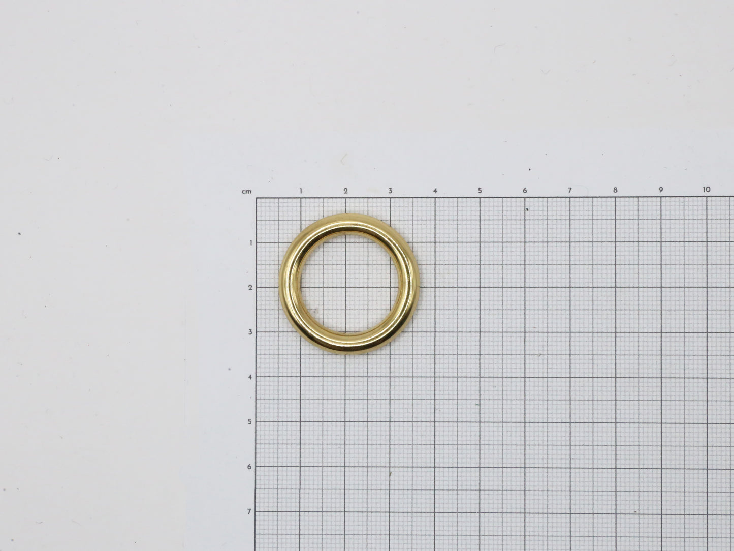 MEDIUM GOLD RINGS 22mm (Pack of 2)
