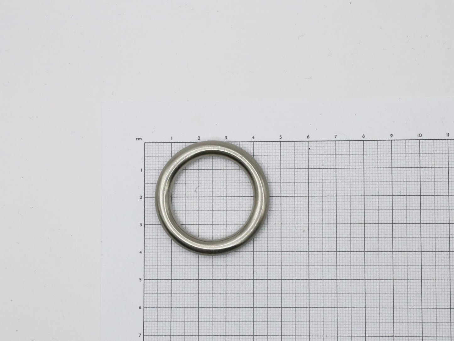 LARGE BRUSHED SILVER RING 30mm (Pack of 2)