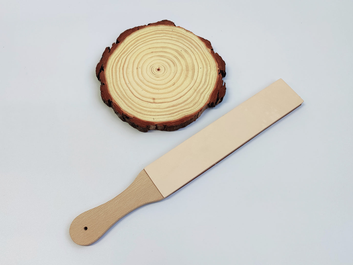 DOUBLE-SIDED LEATHER STROP