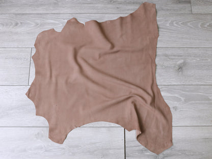 LAMB SUEDE LEATHER - ANTIQUE ROSE – 0.8-1.0mm