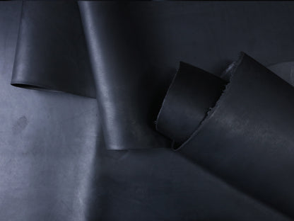 VEGETABLE TANNED BUTTS - BLACK - 2.0 and 1.4mm