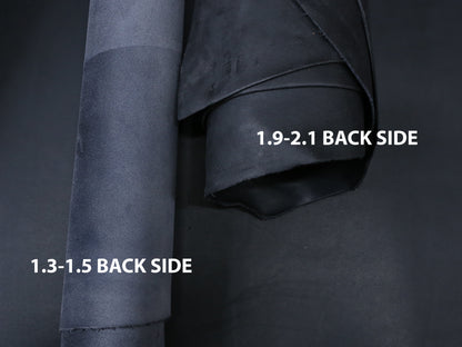VEGETABLE TANNED BUTTS - BLACK - 2.0 and 1.4mm