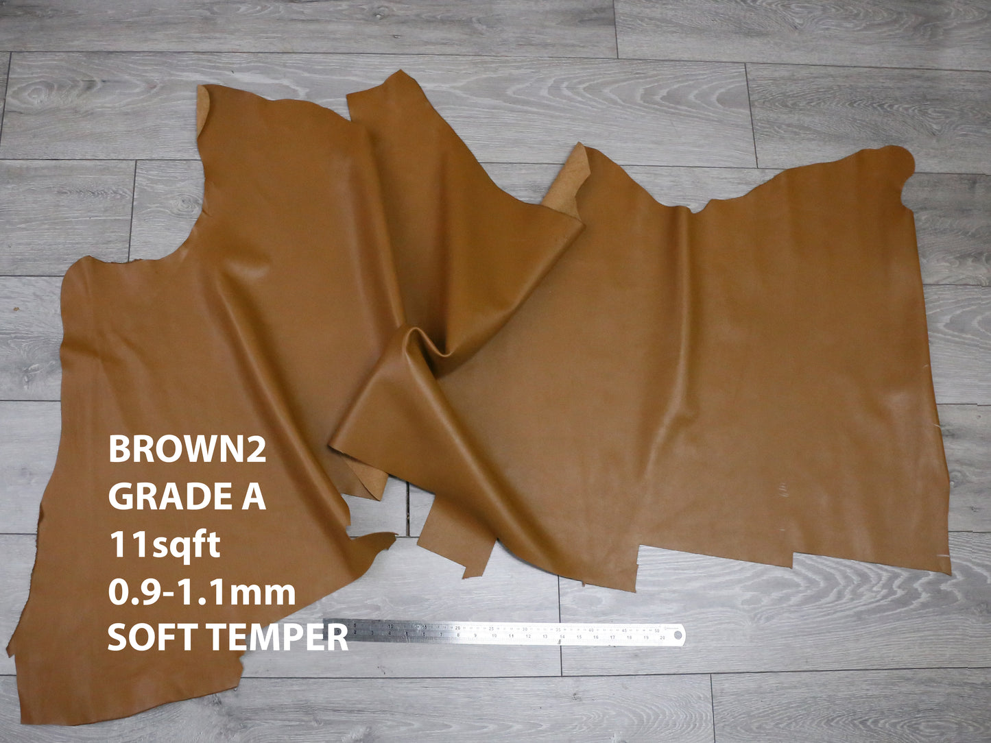 HIDE PORTIONS - CHROME - BROWN - TAN - NATURAL 0.9-2.1mm