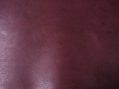 VEGETABLE TANNED BUTTS - BURGUNDY - 2.0 and 1.4mm
