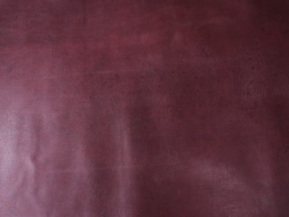 VEGETABLE TANNED BUTTS - BURGUNDY - 2.0 and 1.4mm