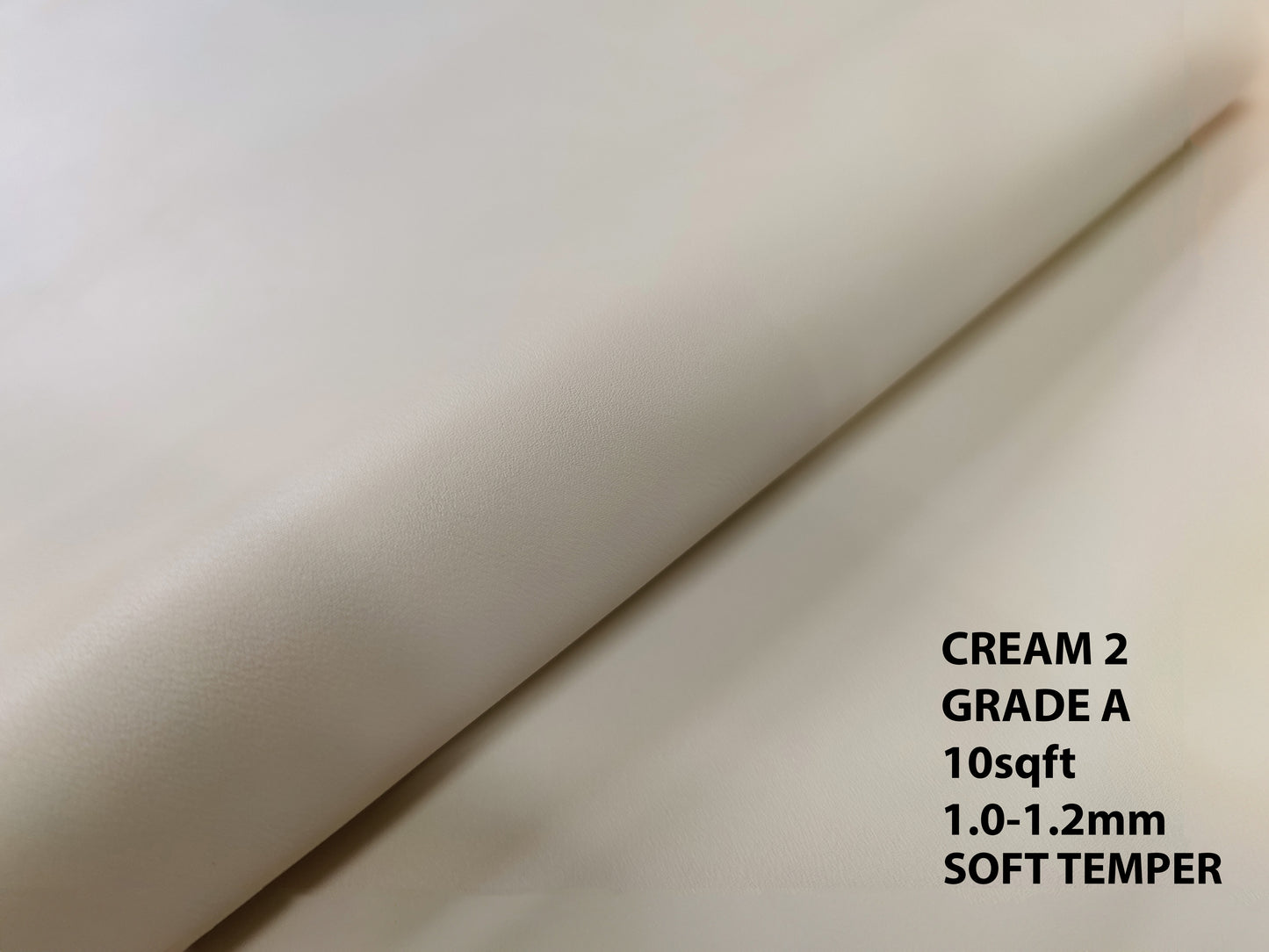 HIDE PORTIONS - CHROME - CREAM - WHITE - 1.0 - 1.7mm