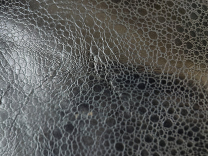 GLAZED PEBBLED BLACK LEATHER BUNDLE - 0.9 - 1.1