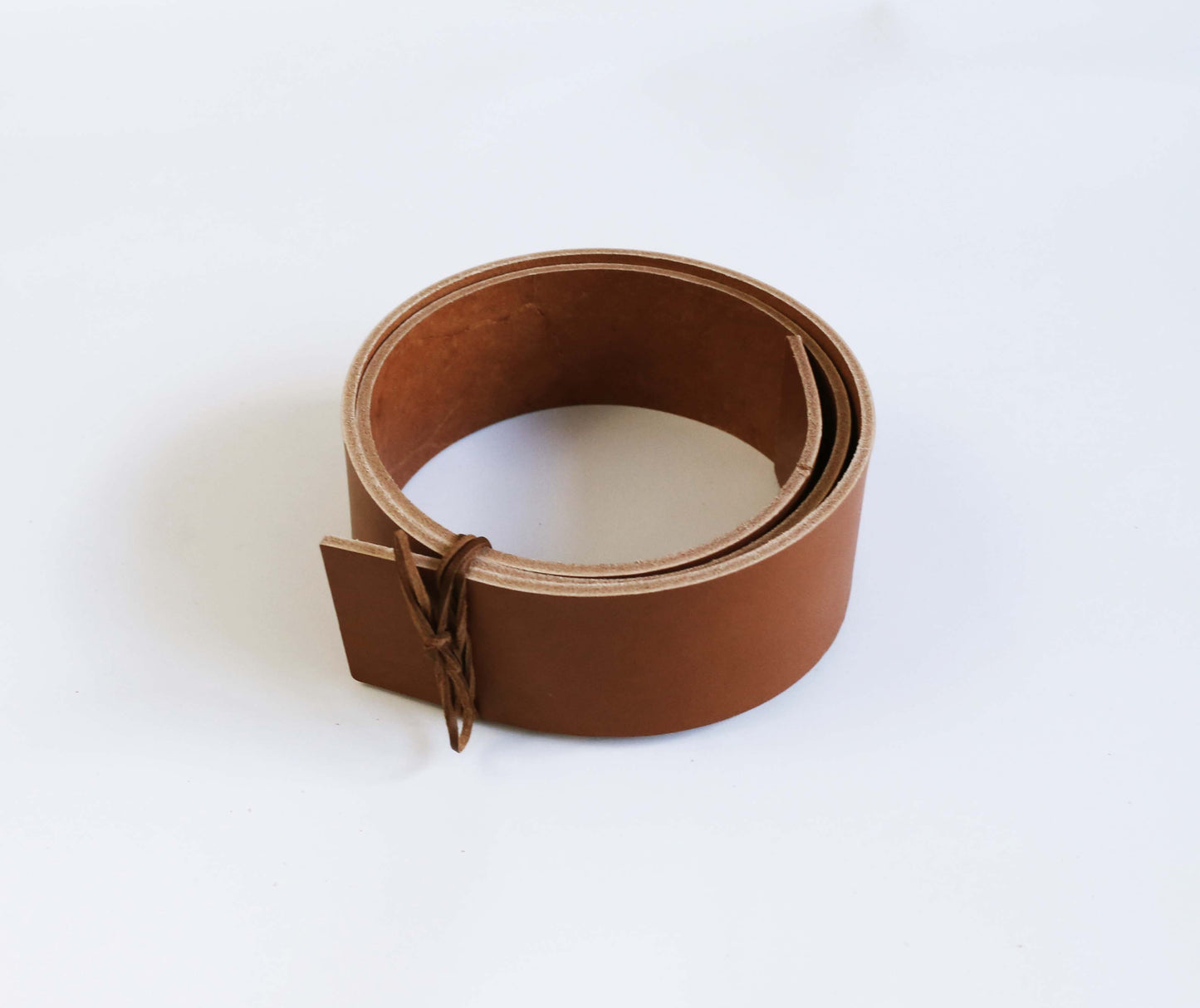 VEGETABLE TANNED LEATHER STRAPS  - Tan - 3.5mm