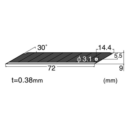 NT CUTTER BLADES BA15P (Pack of 5)