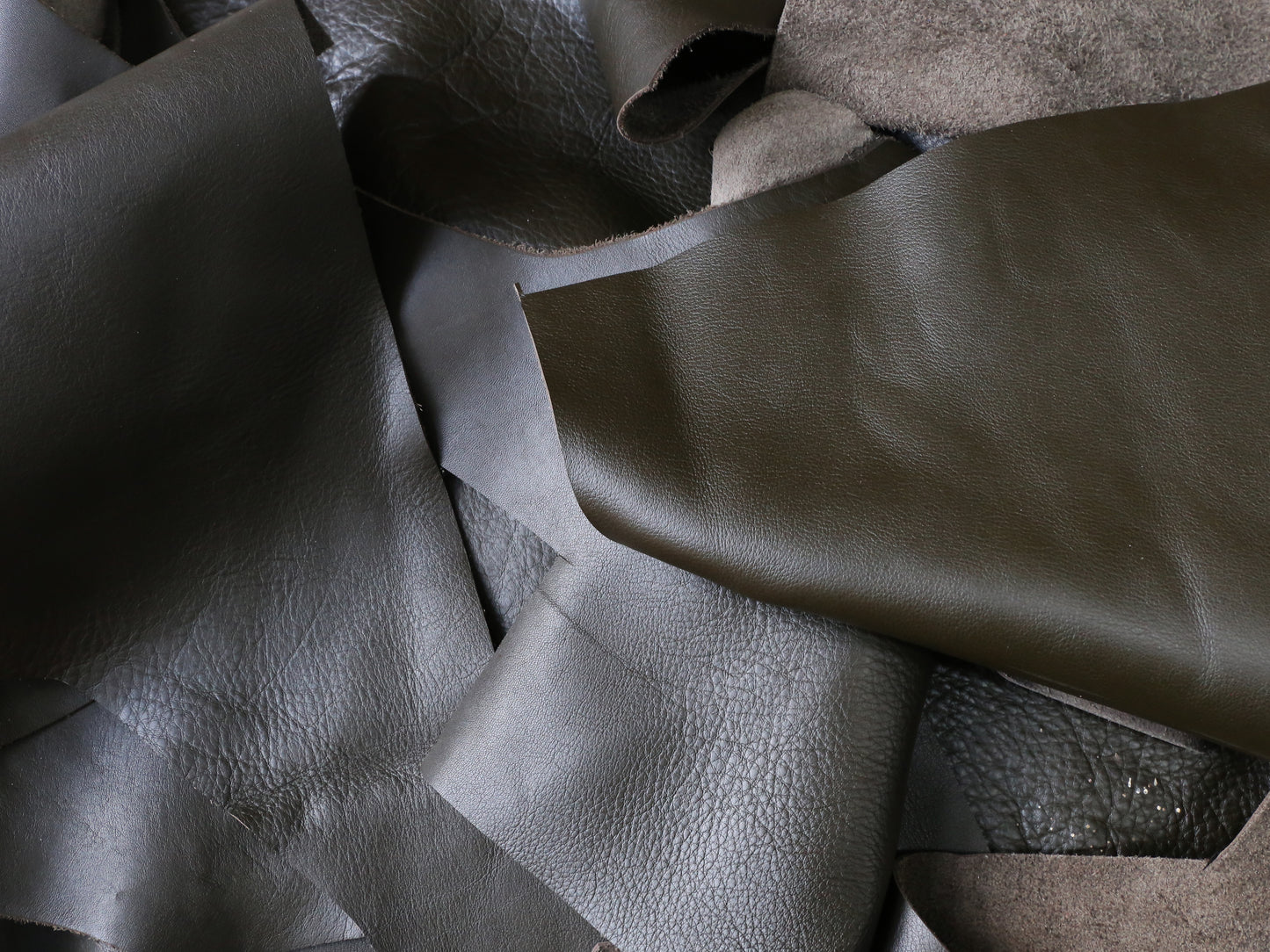 OLIVE GREEN LEATHER BUNDLE – 1.2-1.4mm