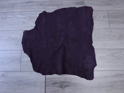 LAMB SUEDE LEATHER - PURPLE – 0.8-1.0mm