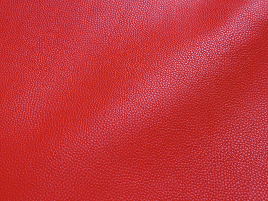 RED RECYCLED LEATHER