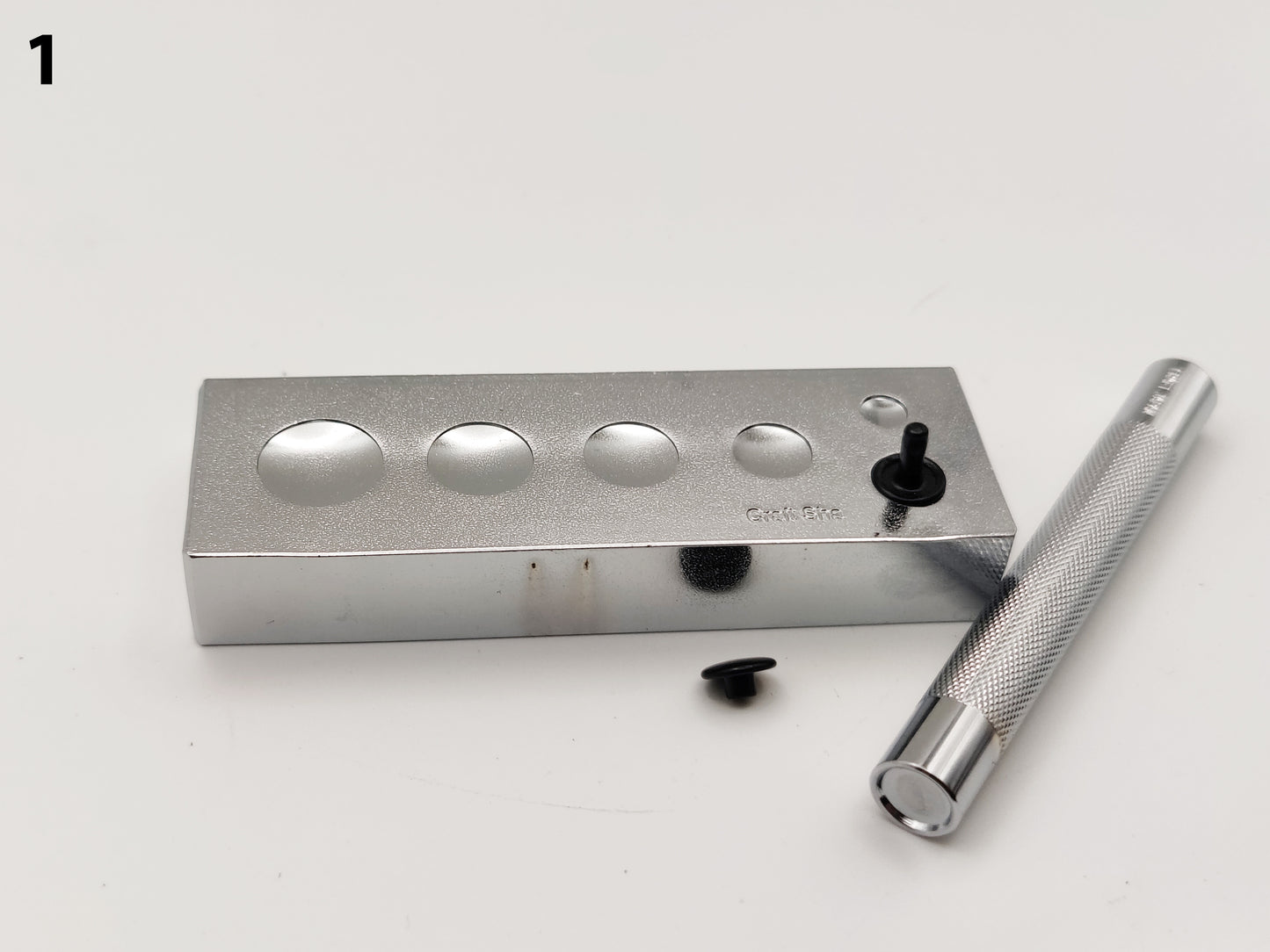 RIVET SETTER  SET - ANVIL + RIVET SETTER
