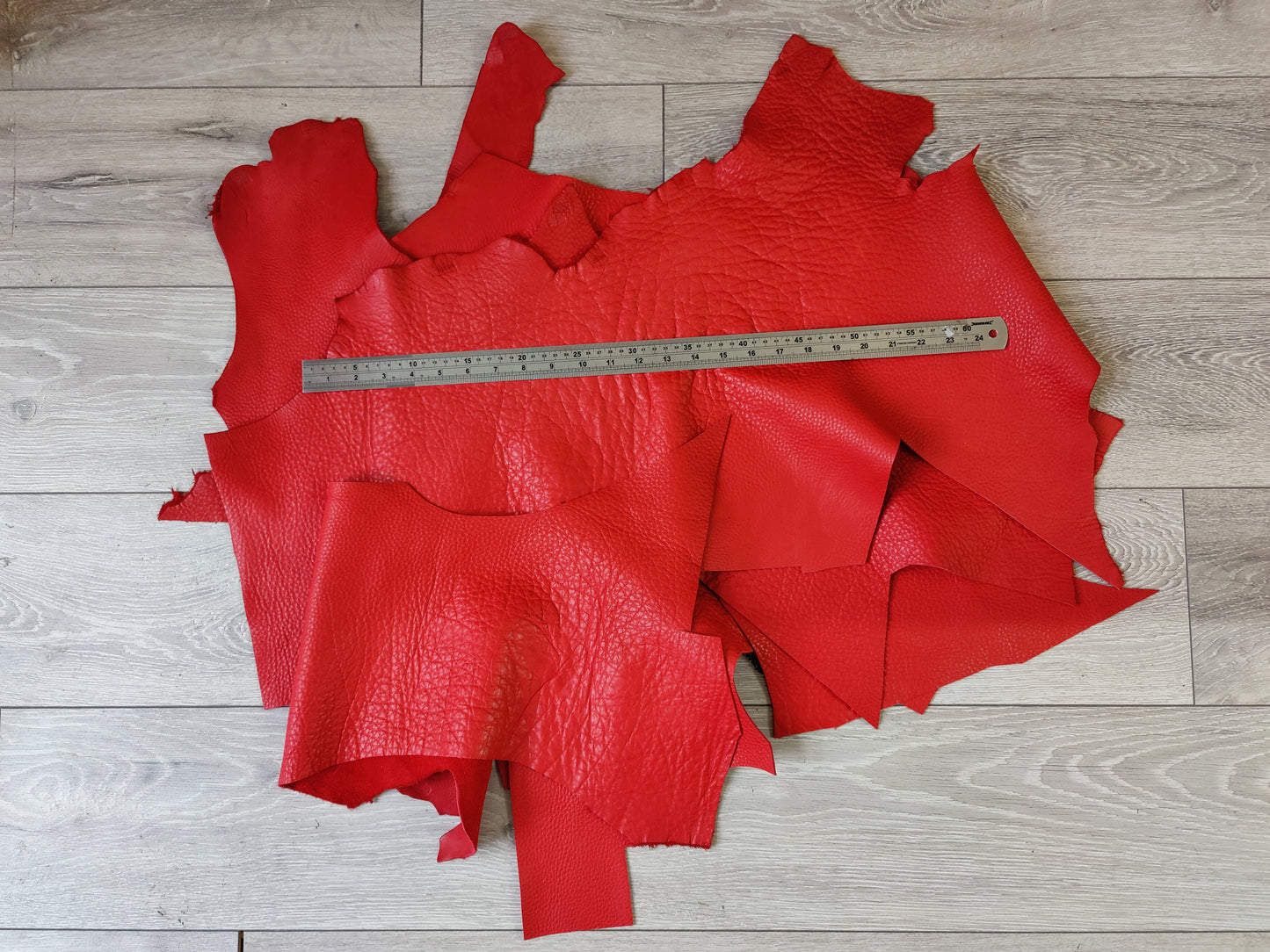 SOFT RED LEATHER BUNDLE - 1.7 - 1.9