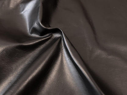 THIN VEGETABLE TANNED CALFSKIN SIDES – BLACK – 0.7–0.9 mm