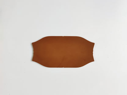 CLEARANCE PRE-CUT Vegetable Tanned leather offcuts -  mixed shapes – 3.5mm