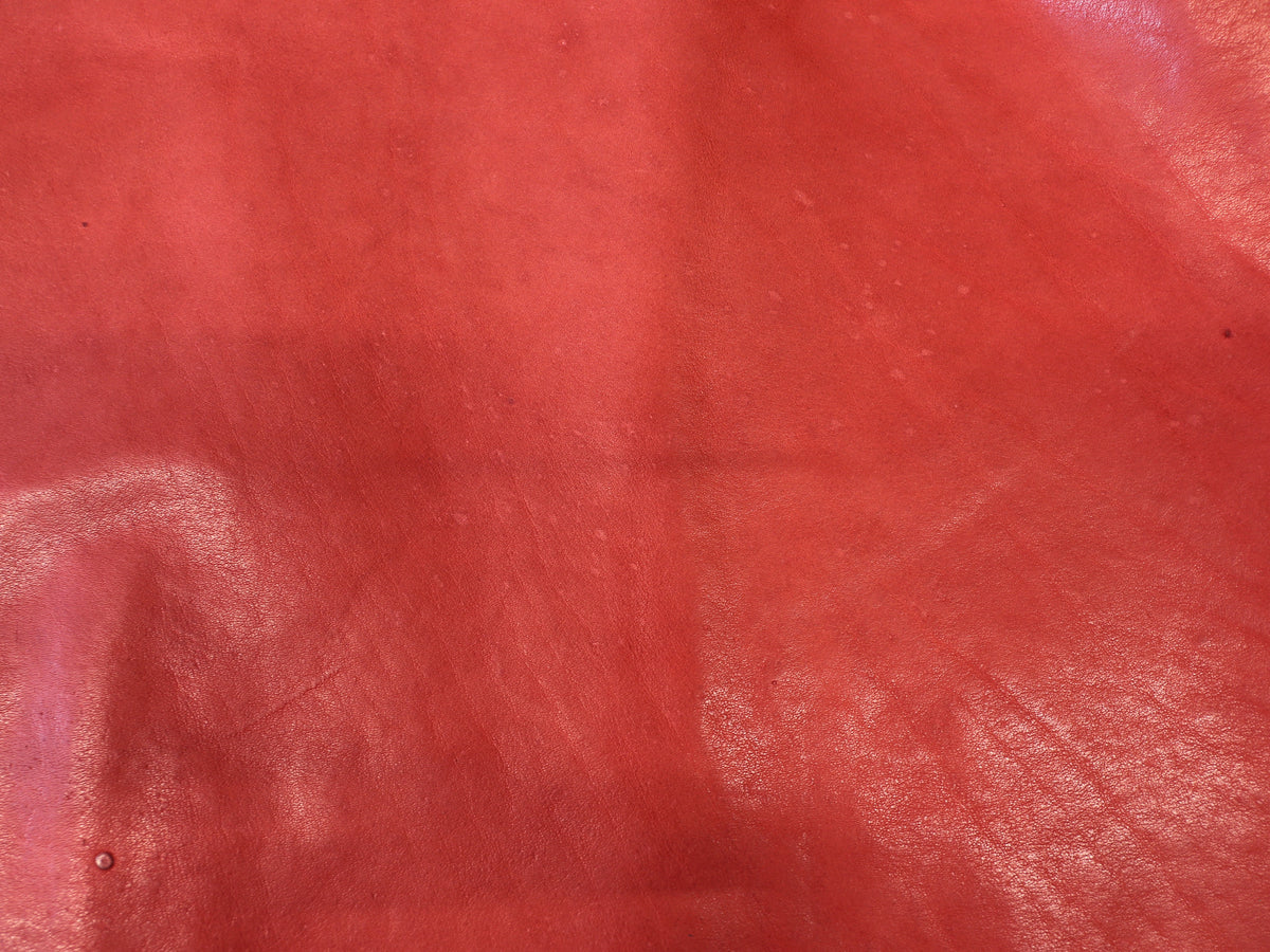 VEGETABLE TANNED LEATHER SIDES – OXBLOOD RED - 1.1-1.3mm