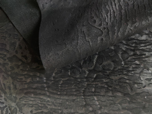 PRINTED BLACK LEATHER BUNDLE - 1.3 - 1.5