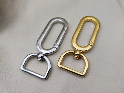 OVAL BAG HOOKS - SWIVEL CLASPS 25mm