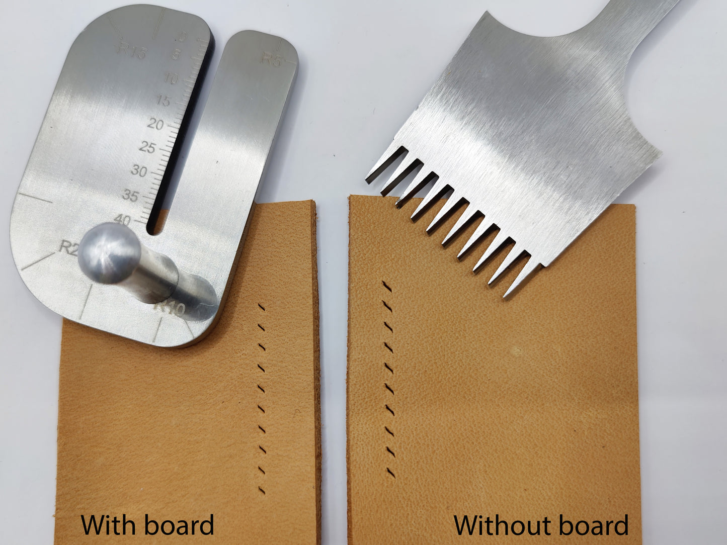 STITCHING IRONS/CHISELS STAINLESS STEEL PULL OUT BOARD