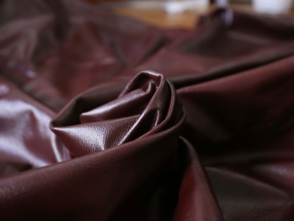 BURGUNDY COWHIDE – 0.9-1.1mm