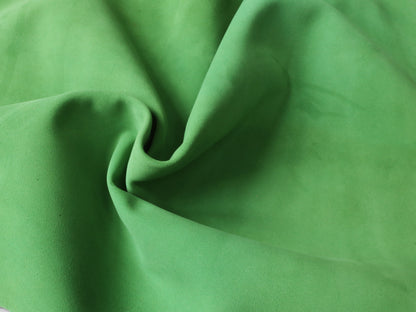 LAMB SUEDE LEATHER - FERN GREEN – 0.8-1.0mm