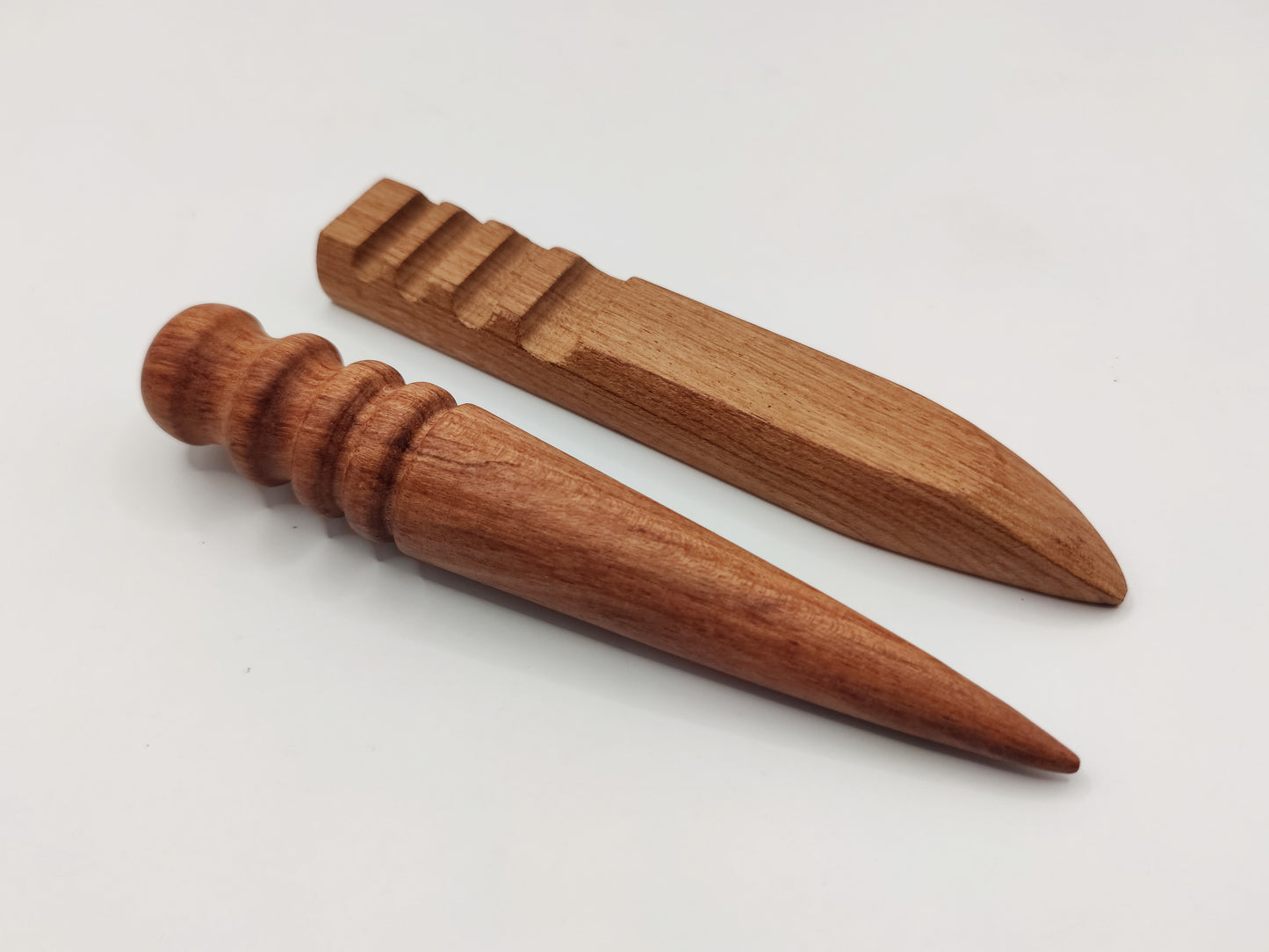 BASIC WOODEN SLICKER / BURNISHER (Set of 2)