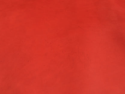 VEGETABLE TANNED SHOULDERS - RED - FULL GRAIN - 1.3-1.5mm