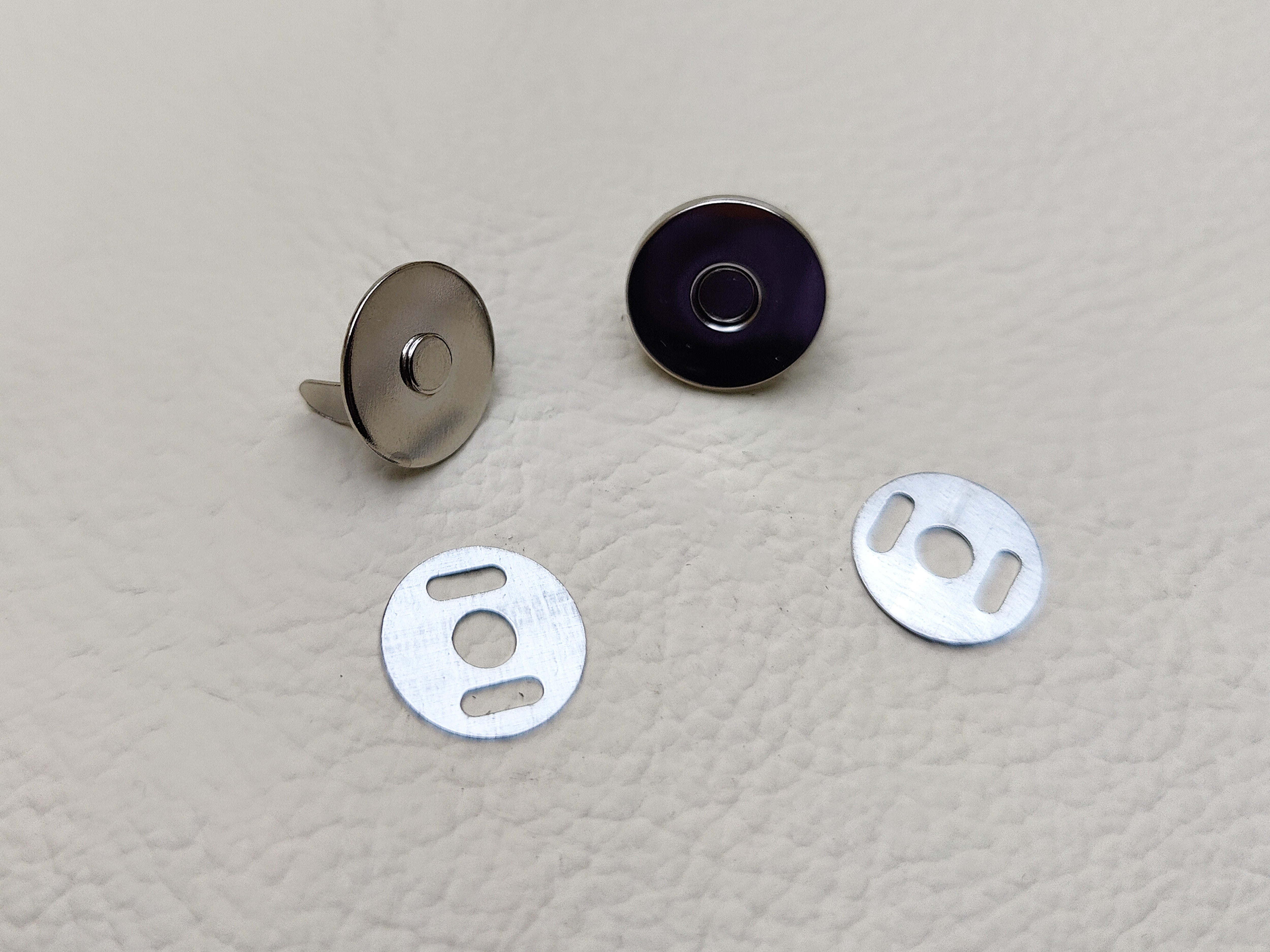 Snap Making BAG MAKING HARDWARE - THIN MAGNETIC SNAPS 14mm – THE BAG MAKING SUPPLIERS