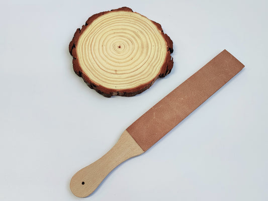 DOUBLE-SIDED LEATHER STROP
