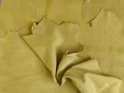 YELLOW/PURPLE/PINK SUEDE LEATHER BUNDLE - 0.9 - 1.1