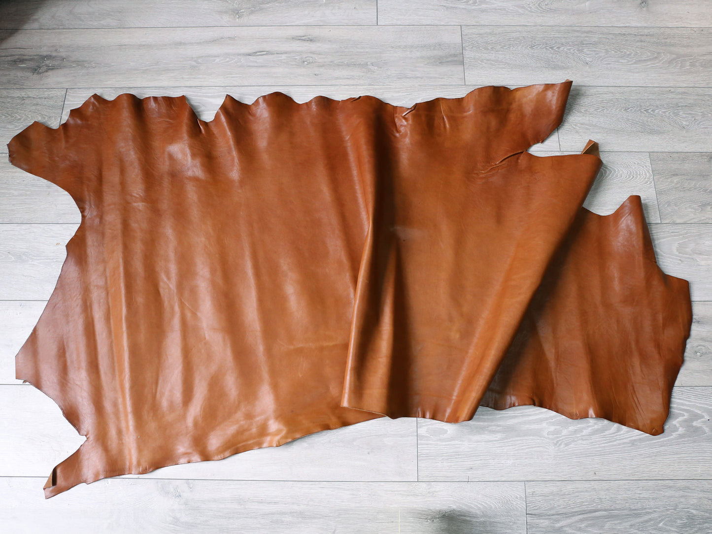 VEGETABLE TANNED LEATHER SOFT SIDES - TAN - 1.5-1.7mm